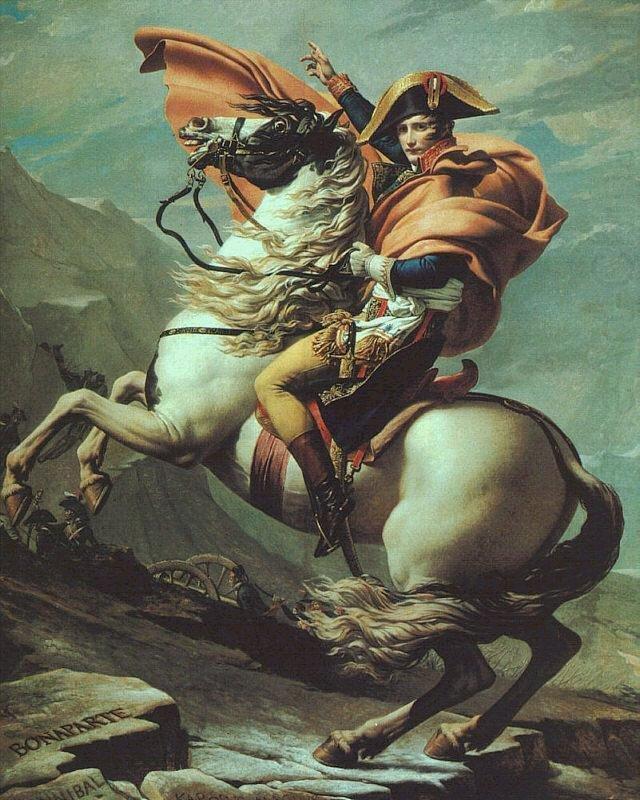 Jacques-Louis David Napoleon Crossing the Saint Bernard china oil painting image